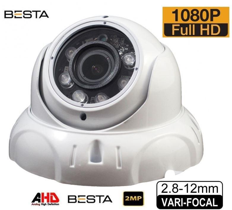Besta KD-279 2MP Ahd 1080P 2.8 - 12MM Varifocal Dome Güvenlik Kamerası
