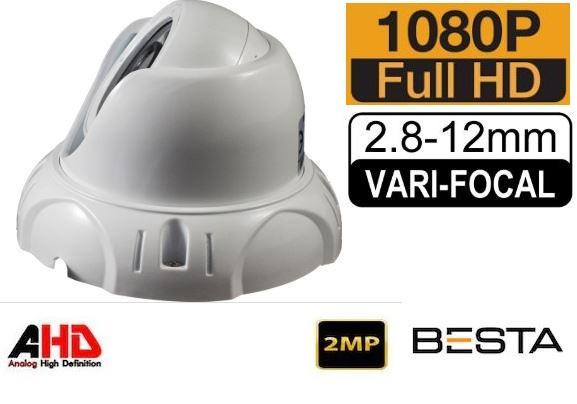 Besta KD-279 2MP Ahd 1080P 2.8 - 12MM Varifocal Dome Güvenlik Kamerası görünüm
