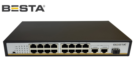4 Port PoE Switch KD0420FL görünüm