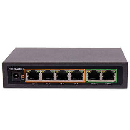 4 poer poe switch