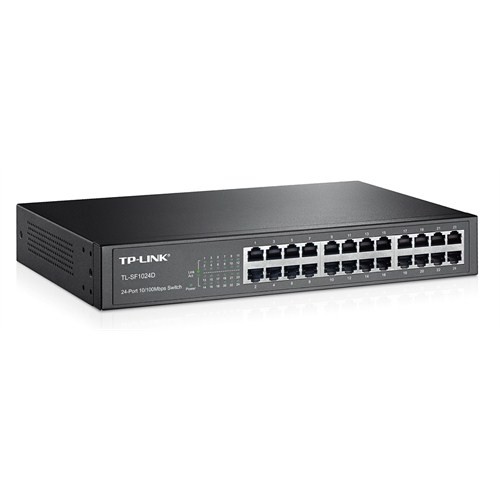 TP-LINK TL-SF1024D 24-Port 10/100Mbps Çelik Kasa Switch