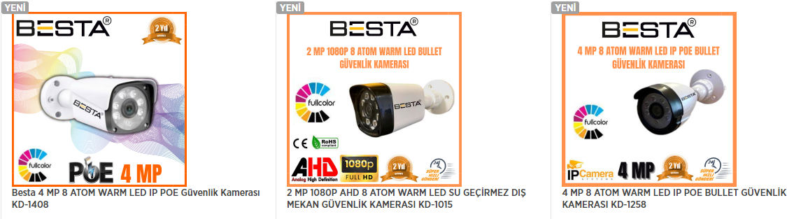 warm led güvenlik kamerası nedir